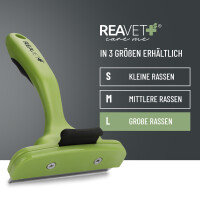 REAVET Unterwollkamm L mit Selbstreinigung – Bis zu 90