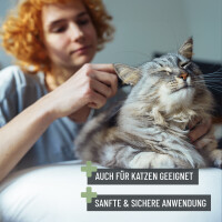REAVET Flohkamm für Hunde & Katzen - Zuverlässige Parasitenentfernung