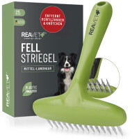 REAVET Fellstriegel für Hunde -