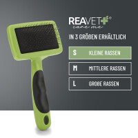 REAVET Zupfbürste S – Professionelle Fellpflege f