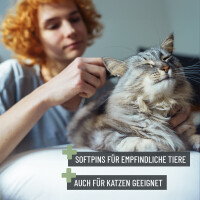 REAVET Zupfbürste 2in1 für Hunde & Katzen – Duo Care Funktion