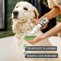 REAVET Badebürste für Hunde – Shampoo & Massage in Einem