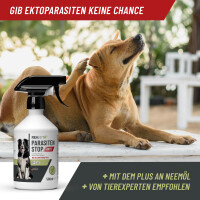 Parasiten Stop AKUT Spray 500ml - Effektiver Schutz für Hunde