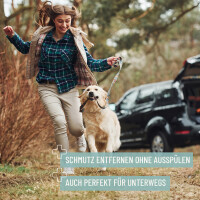 REAVET Premium Pflegetücher 400Stk - Aloe Vera für Hunde & Katzen