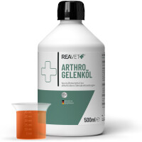REAVET Arthro Gelenköl 500ml - Unterstützung für Hunde bei Arthrose