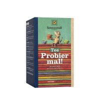 Sonnentor Bio-Tee "Probier mal!"