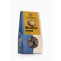 Muskatnuss ganz bio 25 g – Aromatisches