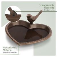 Vogeltränke Herzform 4