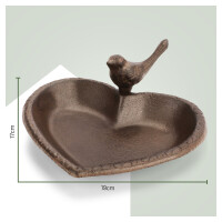 Vogeltränke Herzform 5