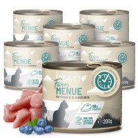 Feines Menue für Katzen - Huhn mit Fasan & Blaubeer