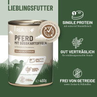 Second Hundenassfutter - Pferd mit