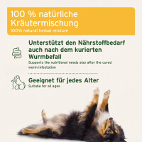 AniForte WermiX Pulver für Hunde – Natürliche Kräuter – 20 g / 250 g
