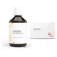 ZINZINO BalanceOil+ Orange-Zitrone-Minze 300 ml + BalanceTes