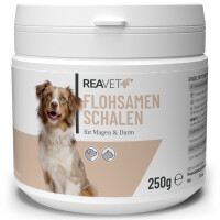 ReaVET Flohsamenschalen für Hunde, Katzen & Pferde 