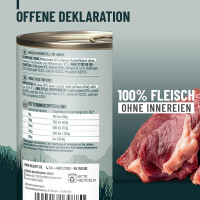 ReaVet Hundenassfutter - Wildschwein Pur | 6 x 400g 3