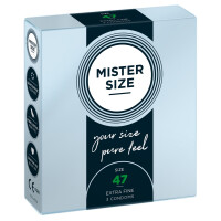 Mister Size 47 mm Kondome – maßgenaue Passform, 