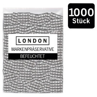London Q600 Kondome – Großgebinde, feucht beschi