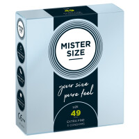 Mister Size 49 mm Kondome – maßgenaue Passform, 