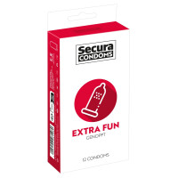 Secura Extra Fun Kondome – mit Stimulationsnoppen (12 