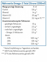 Second NORSAN Omega-3 Total 200ml Zitrone