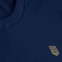 Herren T-Shirt mit V-Ausschnitt Navyblau 4