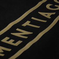 Herren T-Shirt mit gummiertem Print Schwarz 5