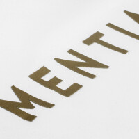 Herren T-Shirt mit MENTIAGO Logo gummiert Weiß 4